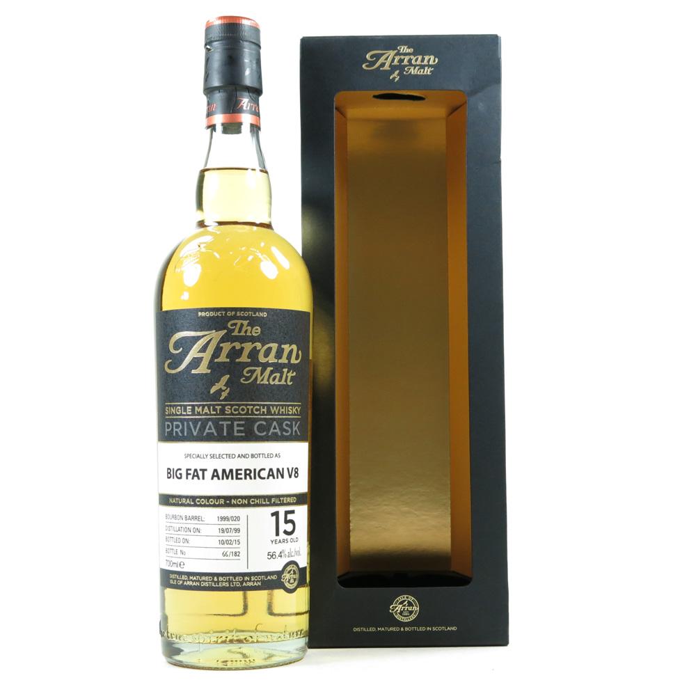 Arran 1999 Private Cask 15 Year Old / Big Fat American V8