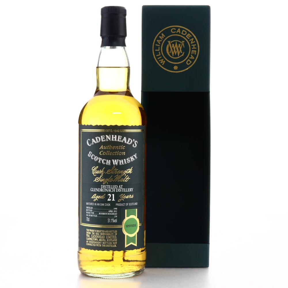 Glendronach 1990 Cadenhead's 21 Year Old