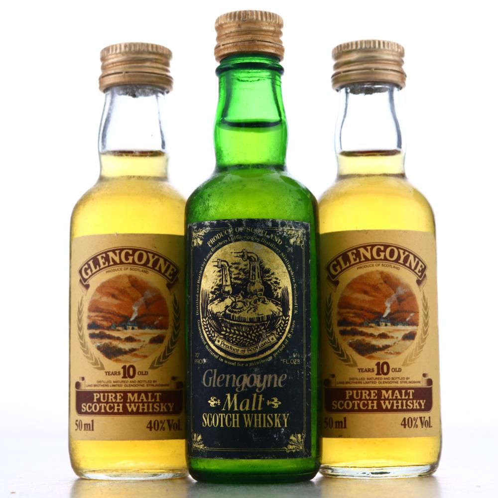 Glengoyne 1980's Miniatures x 3
