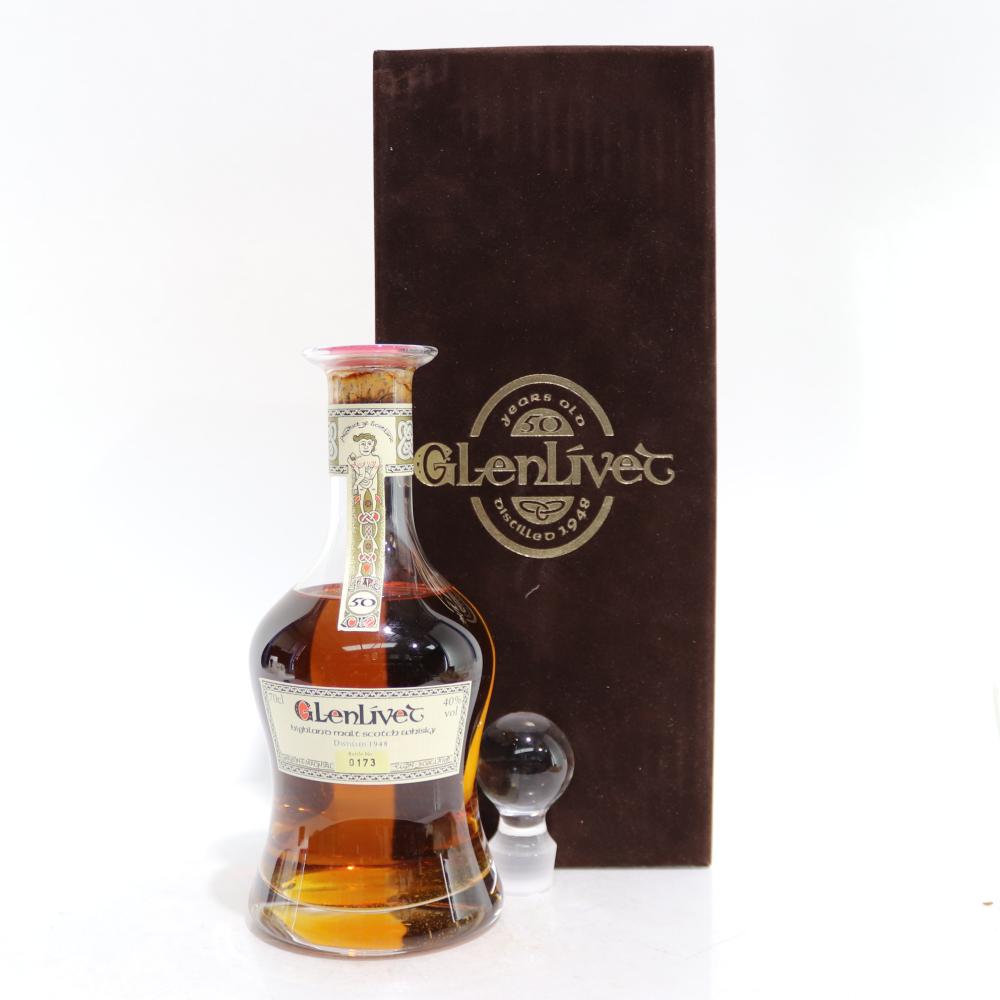 Glenlivet 1948 Gordon and MacPhail 50 Year Old Decanter