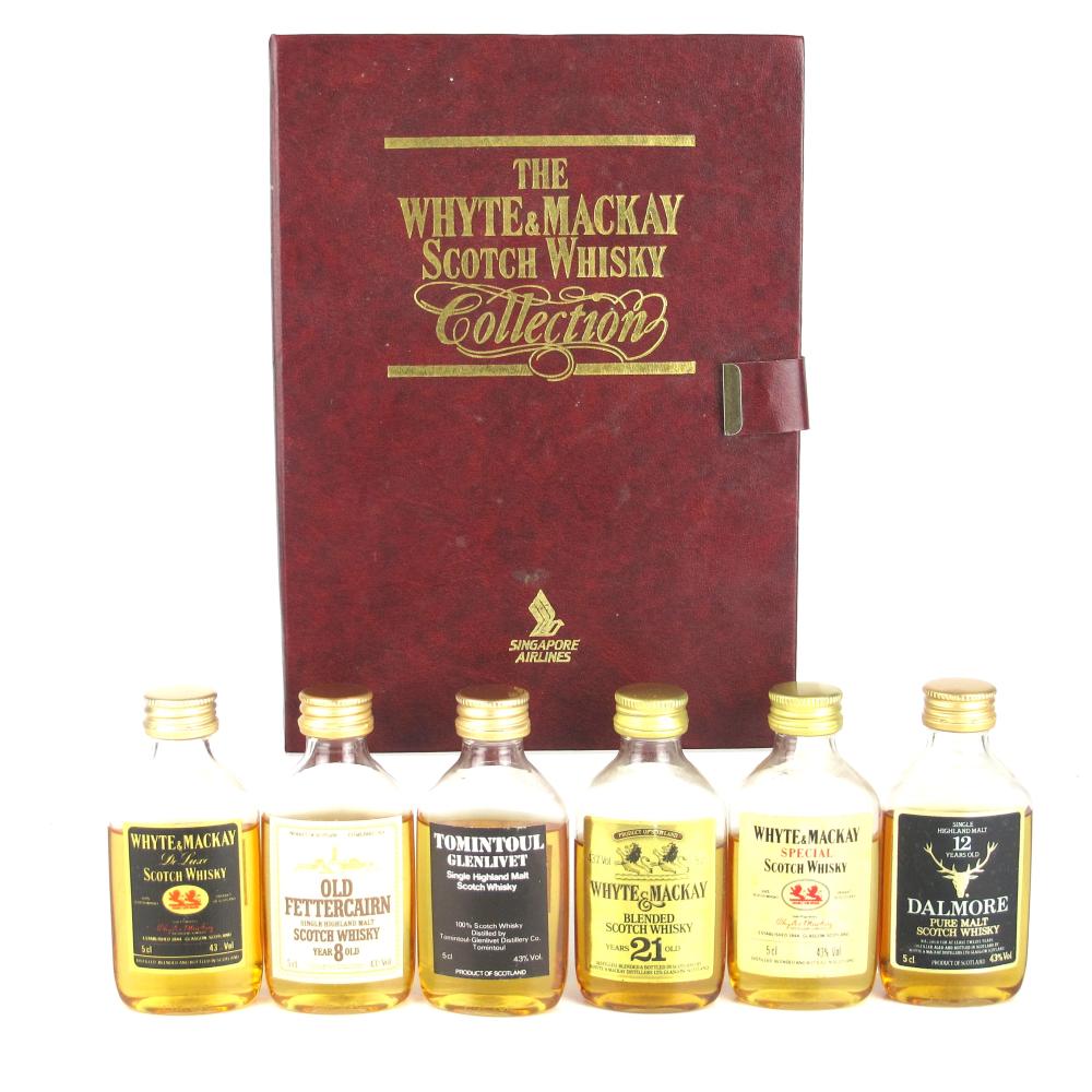Whyte and Mackay Scotch Whisky Collection 6 x 5cl