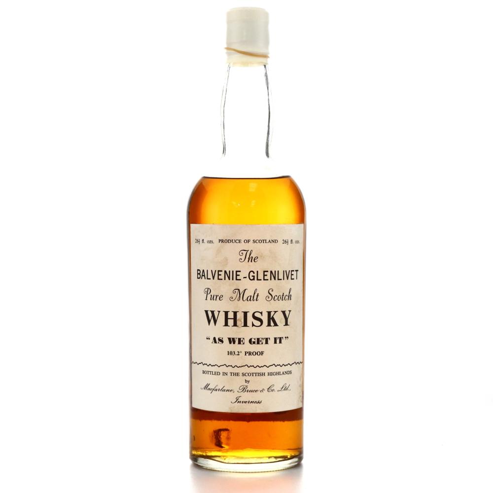 Balvenie As We Get It 1970s