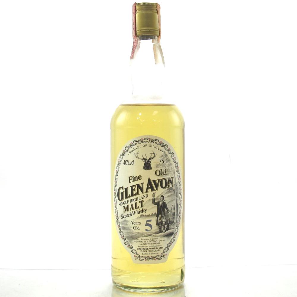 Glen Avon 5 Year Old 1980s / Sestante Import