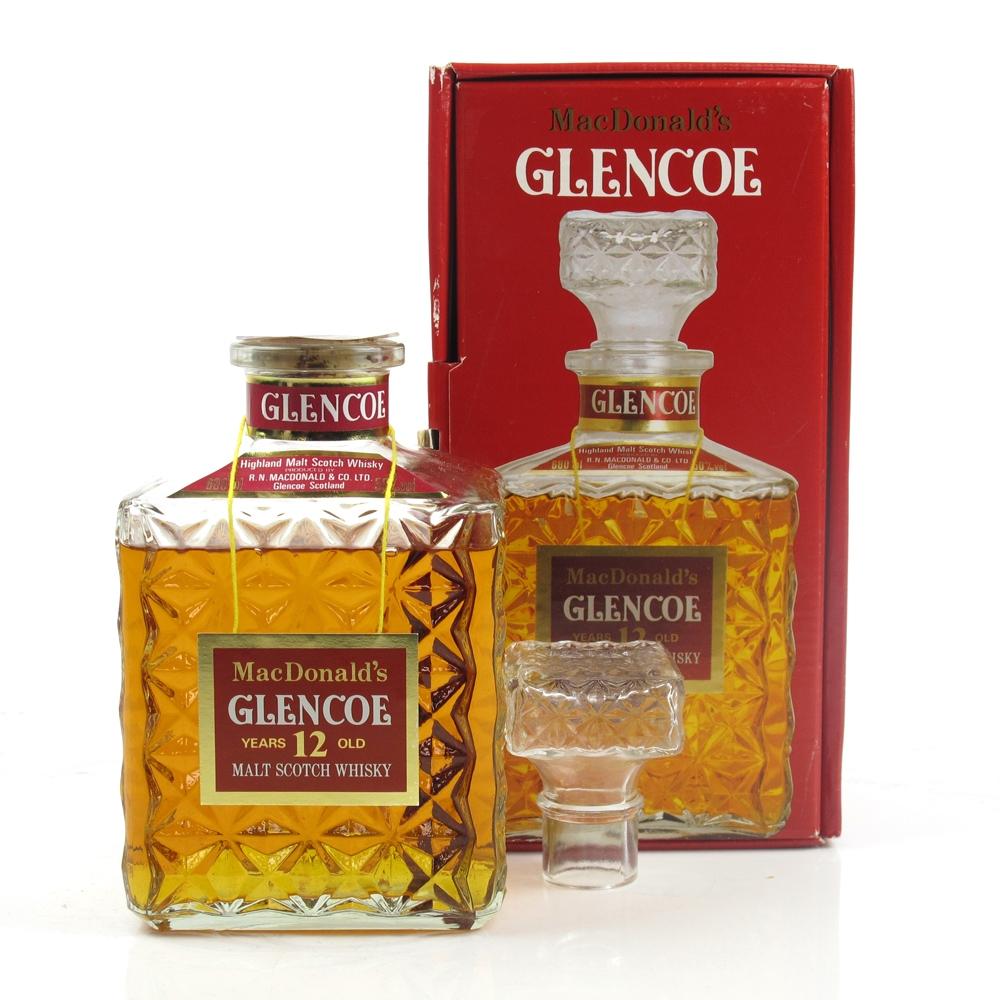 MacDonald's Glencoe 12 Year Old Decanter 1970s