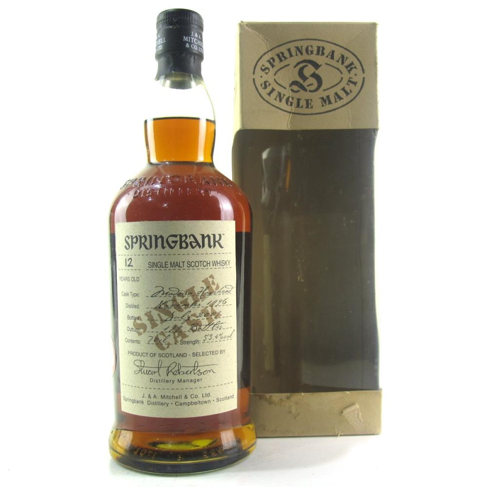 Springbank 1996 Single Cask 12 Year Old / Madeira Hogshead