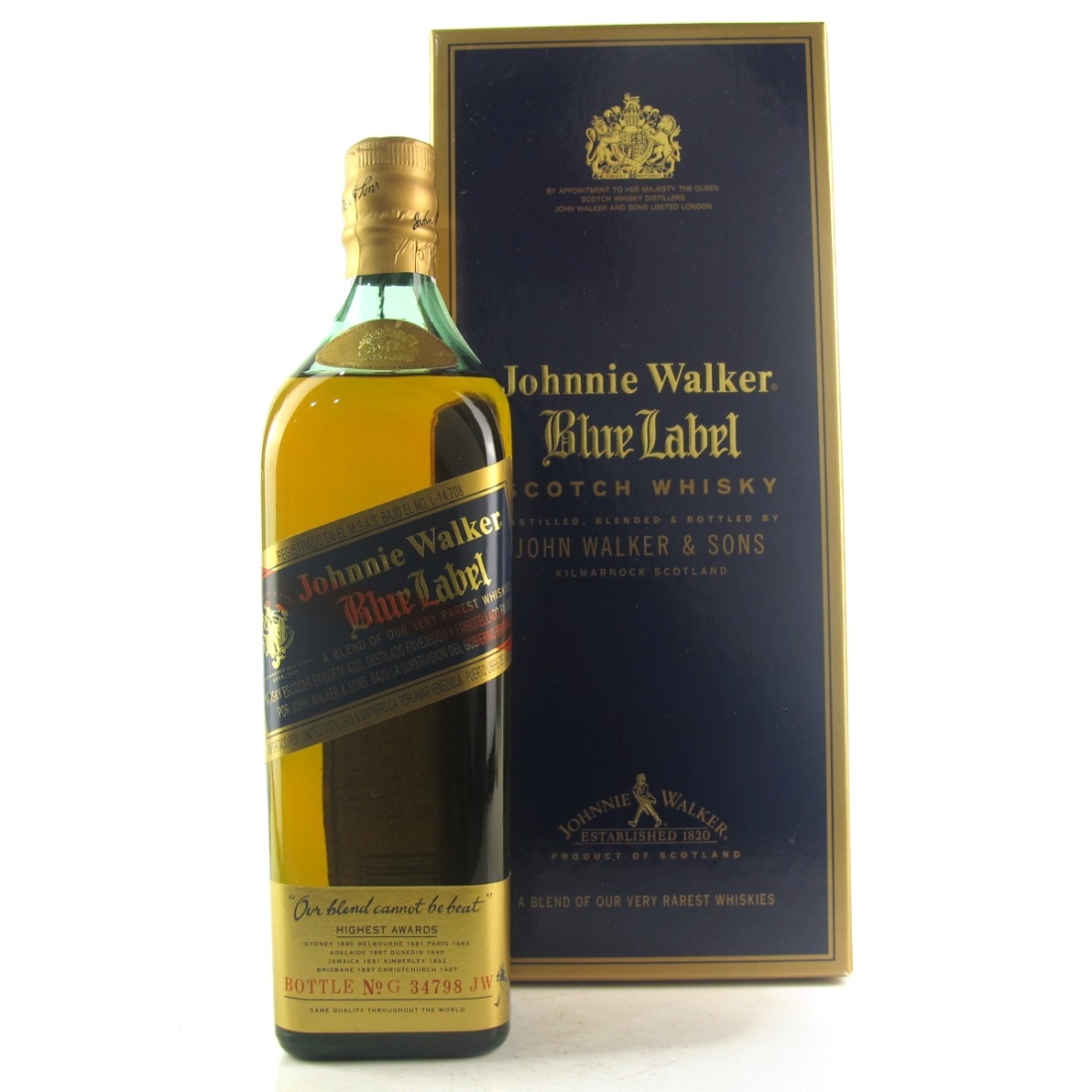 Johnnie Walker Blue Label 75cl / Red Stripe