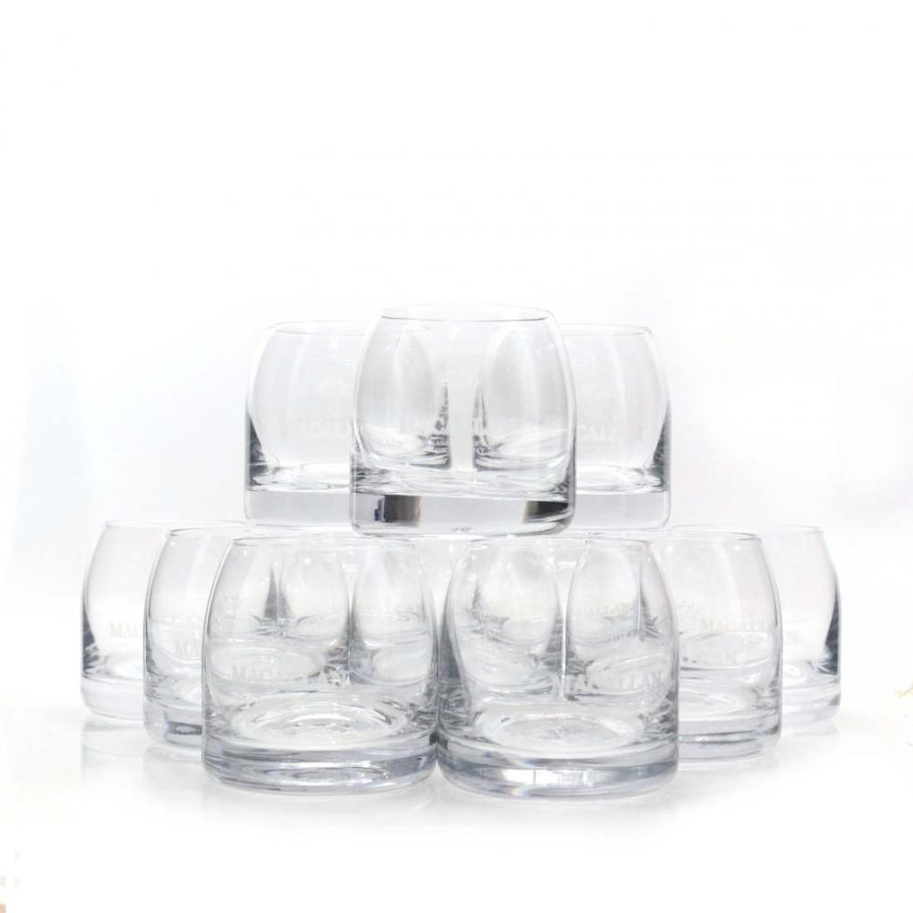 Macallan Branded Tumbler Glasses x 12