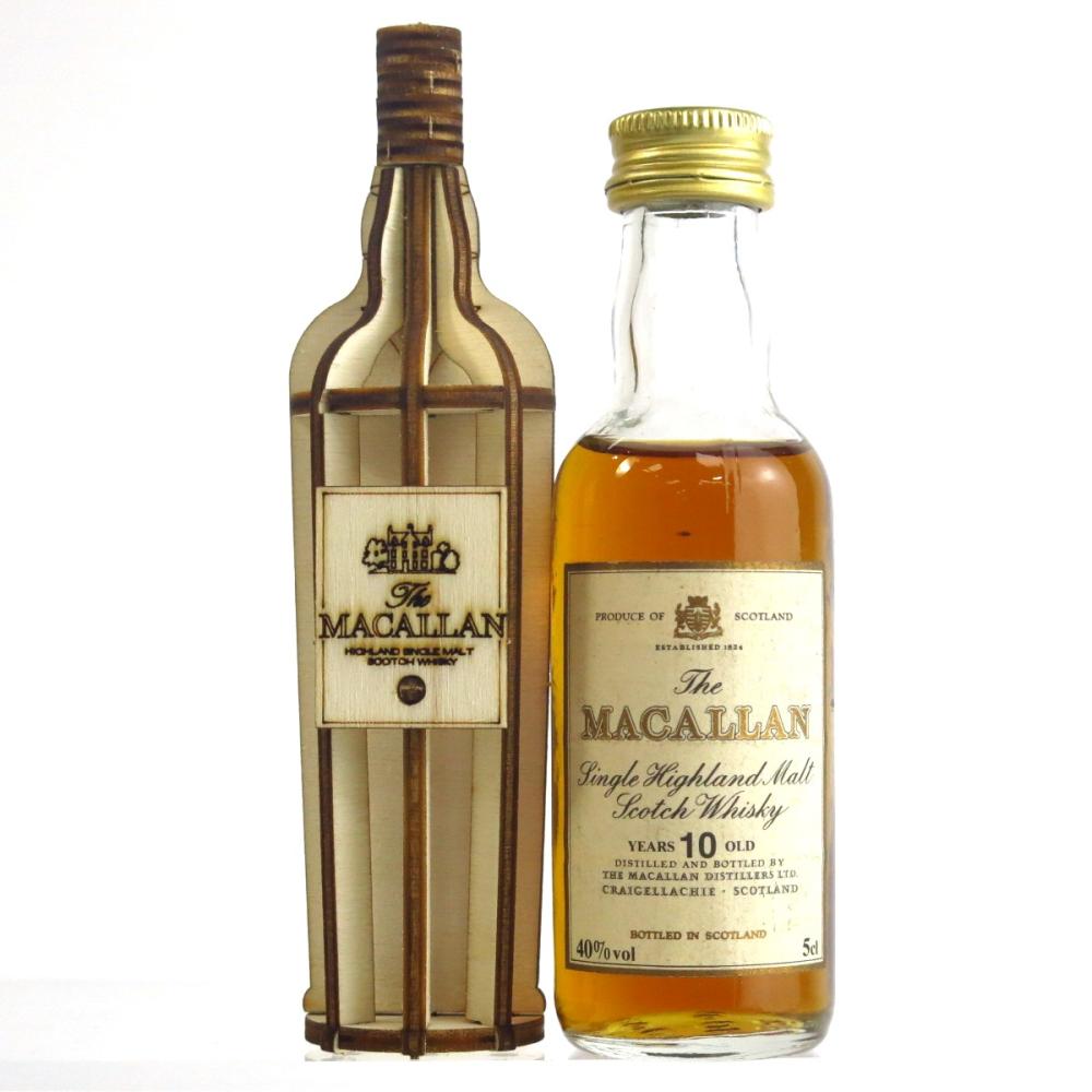Macallan 10 Year Old Miniature 5cl and Popup Design Bottle