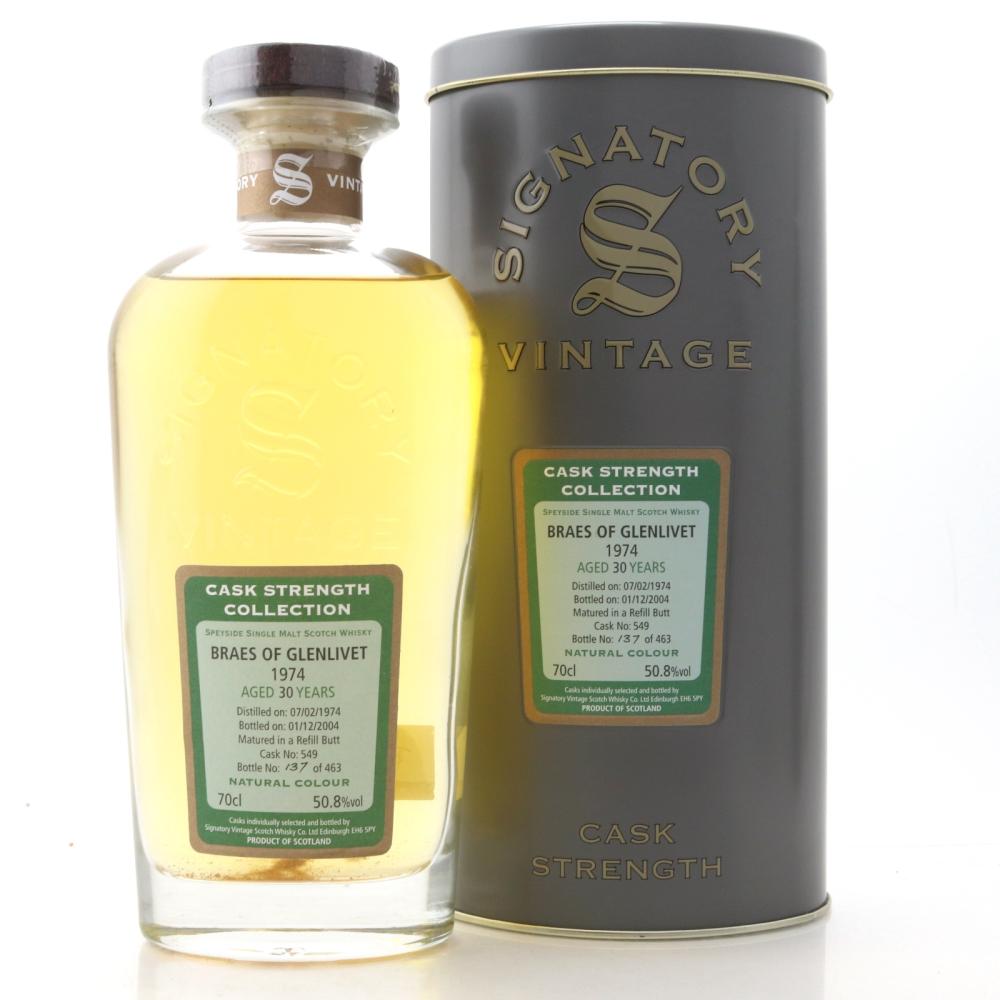 Braeval 1974 Signatory Vintage 30 Year Old Cask Strength