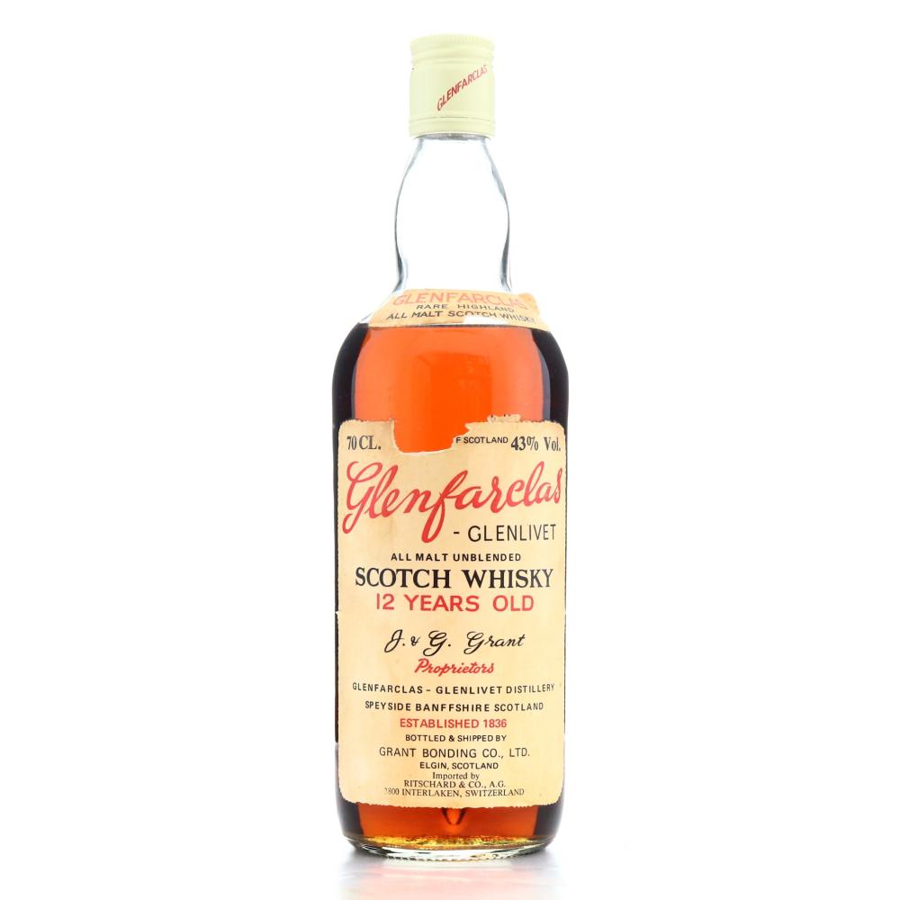 Glenfarclas 12 Year Old 1970s / Ritschard Import