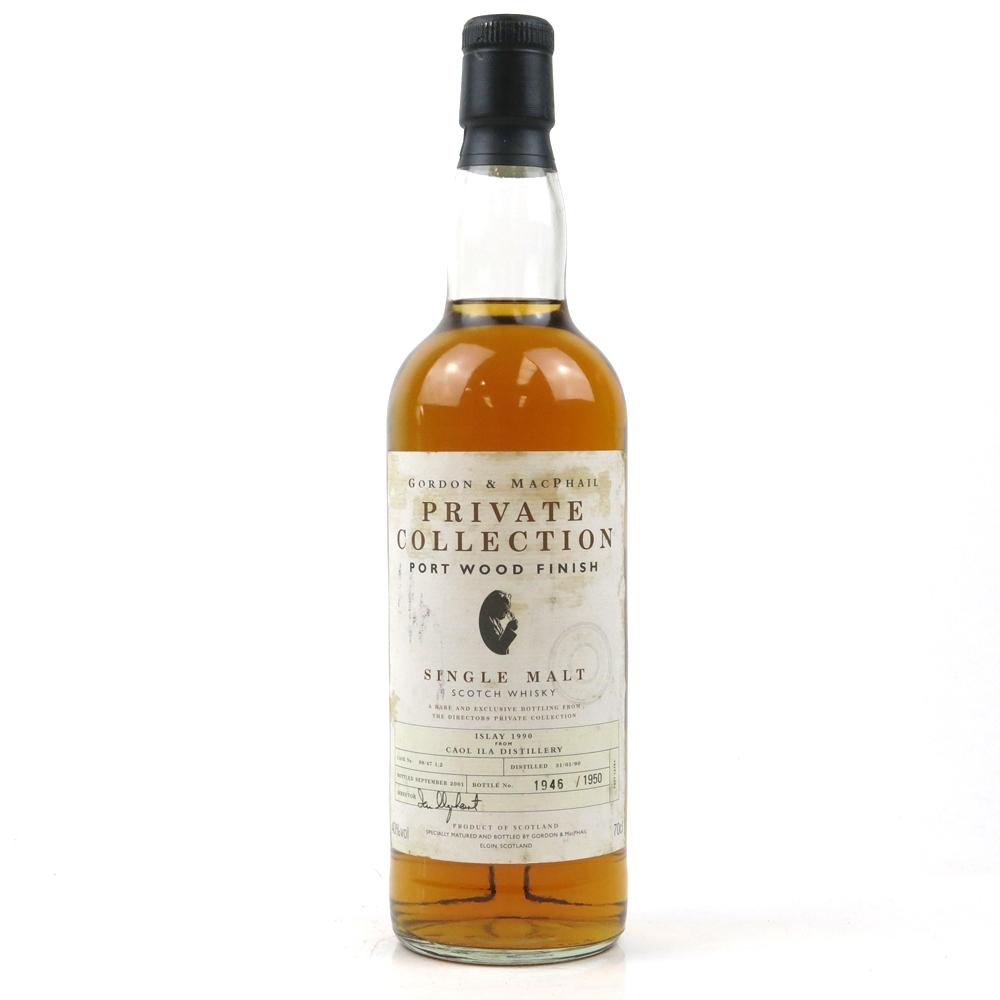 Caol Ila 1990 Gordon and MacPhail Port Wood Finish