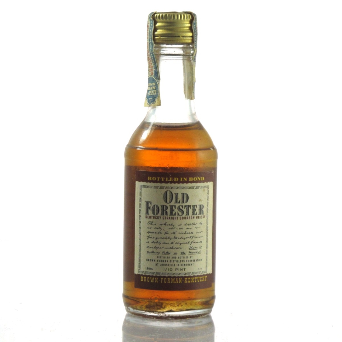 Old Forester 1951 Bottled in Bond Kentucky Bourbon Miniature
