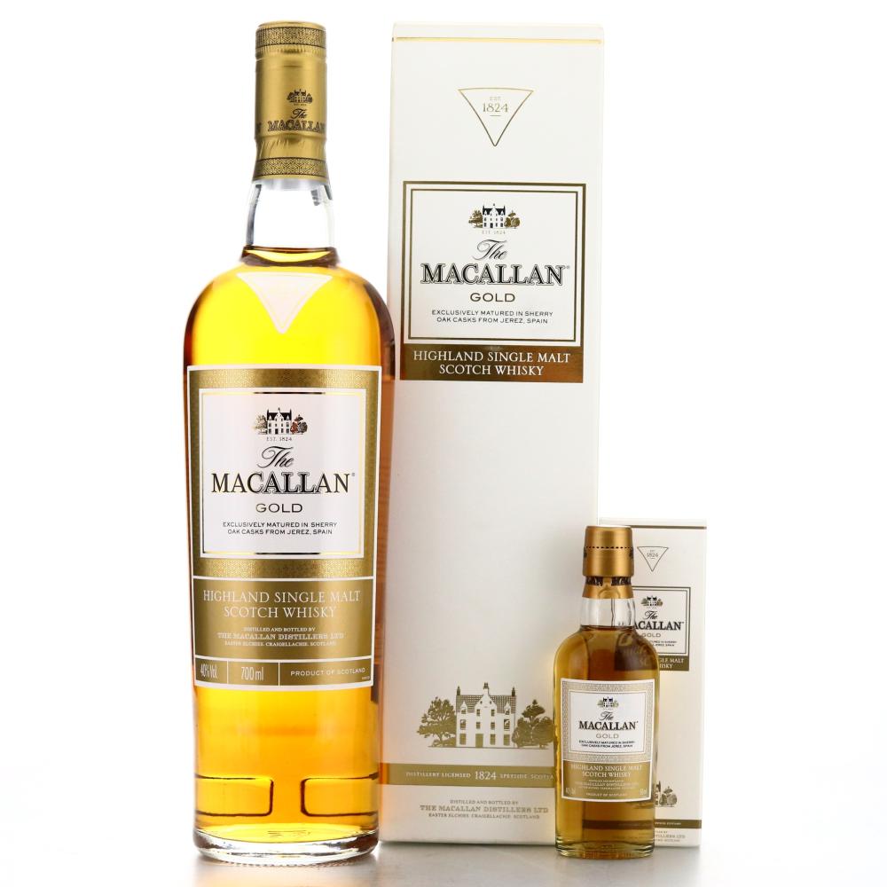 Macallan Gold with Miniature