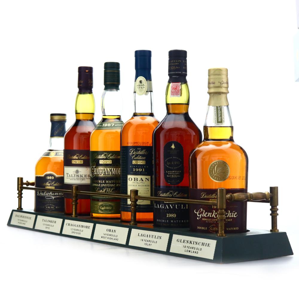 Distillers Edition Collection 6 x 70cl with Plinth / including Lagavulin 1989