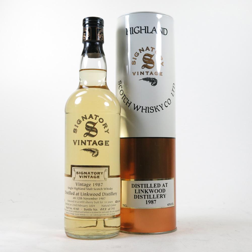 Linkwood 1987 Signatory Vintage 16 Year Old