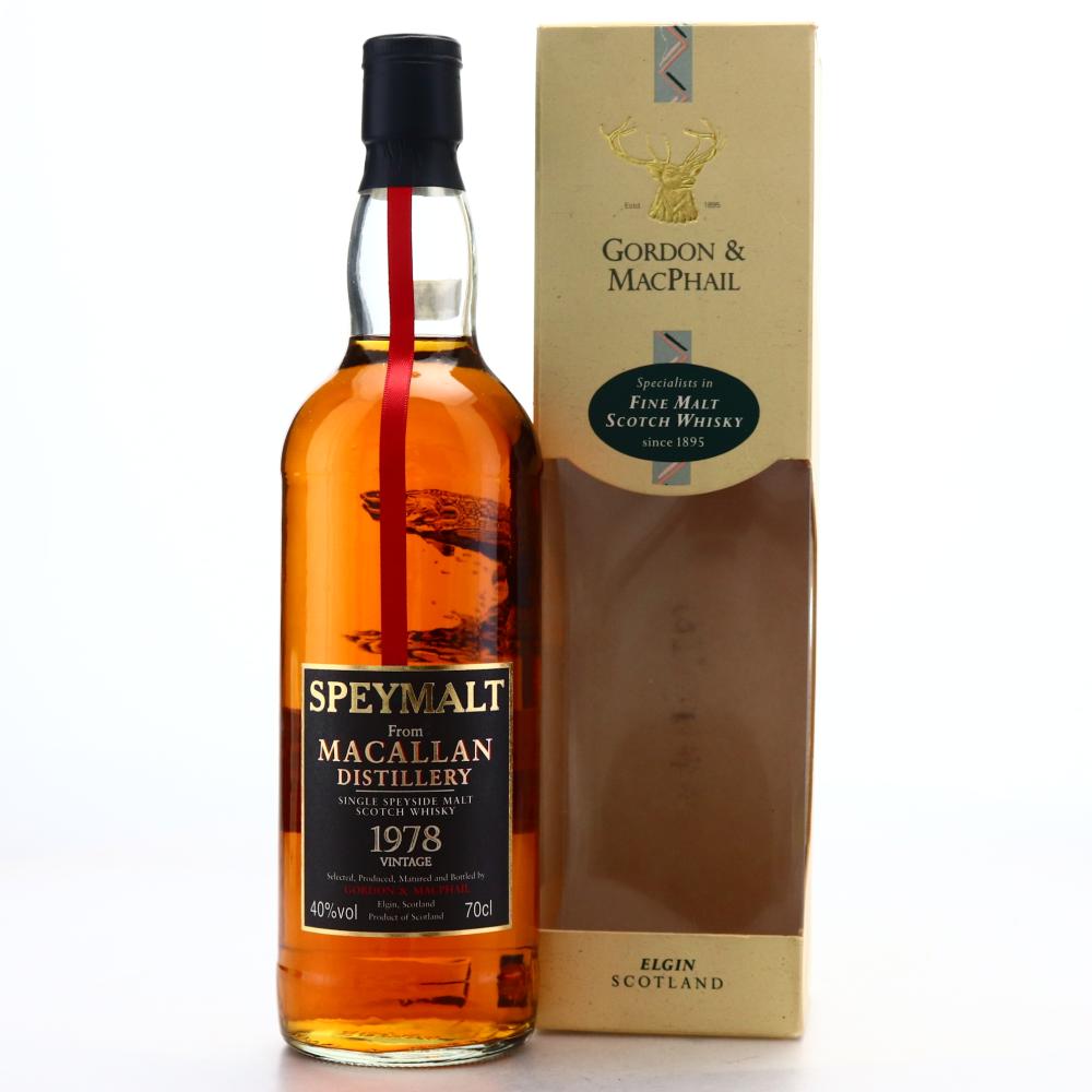 Macallan 1978 Gordon and MacPhail Speymalt 
