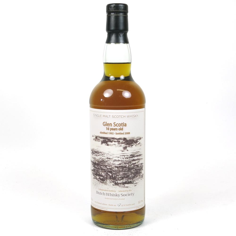 Glen Scotia 1992 Dutch Whisky Society 16 Year Old