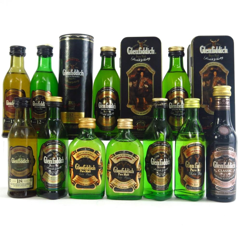 Glenfiddich Miniature Selection x 11