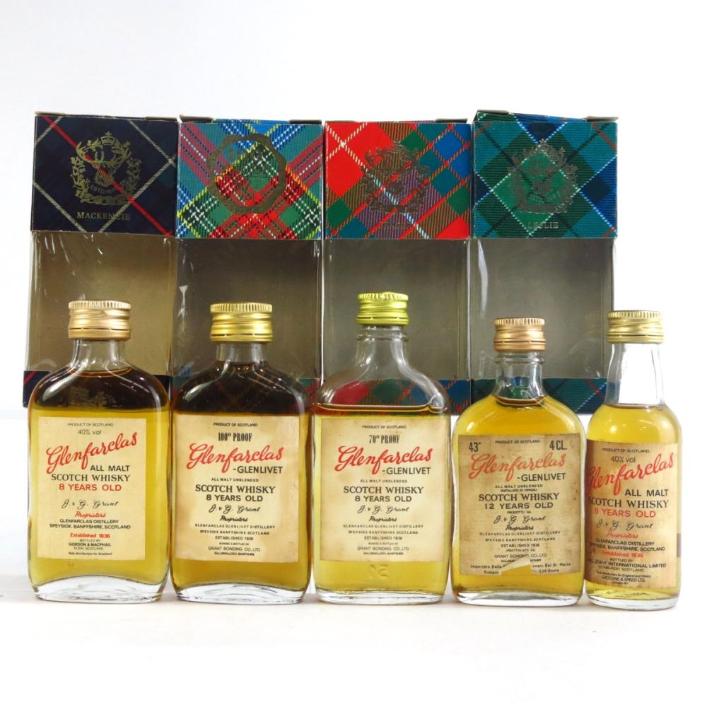 Glenfarclas Miniature Selection x 5 1970/80s
