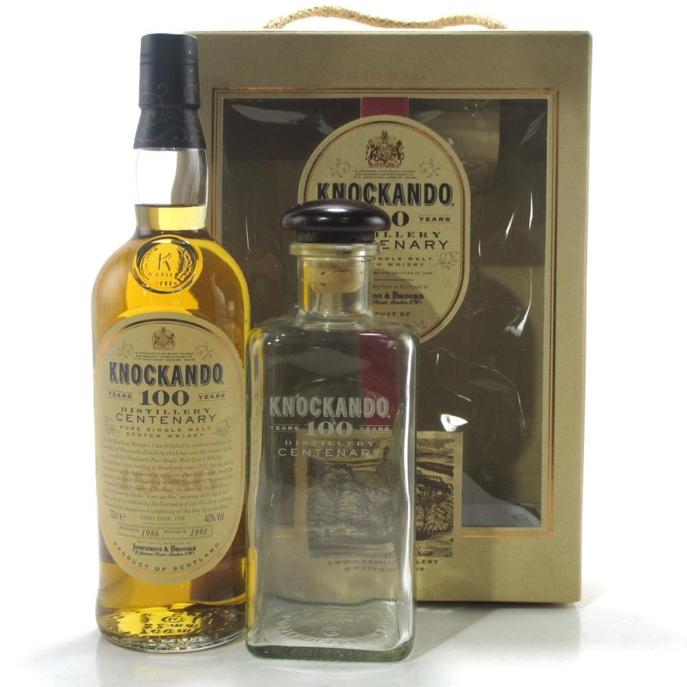 Knockando 1986 Centenary Edition Gift Pack / including Decanter