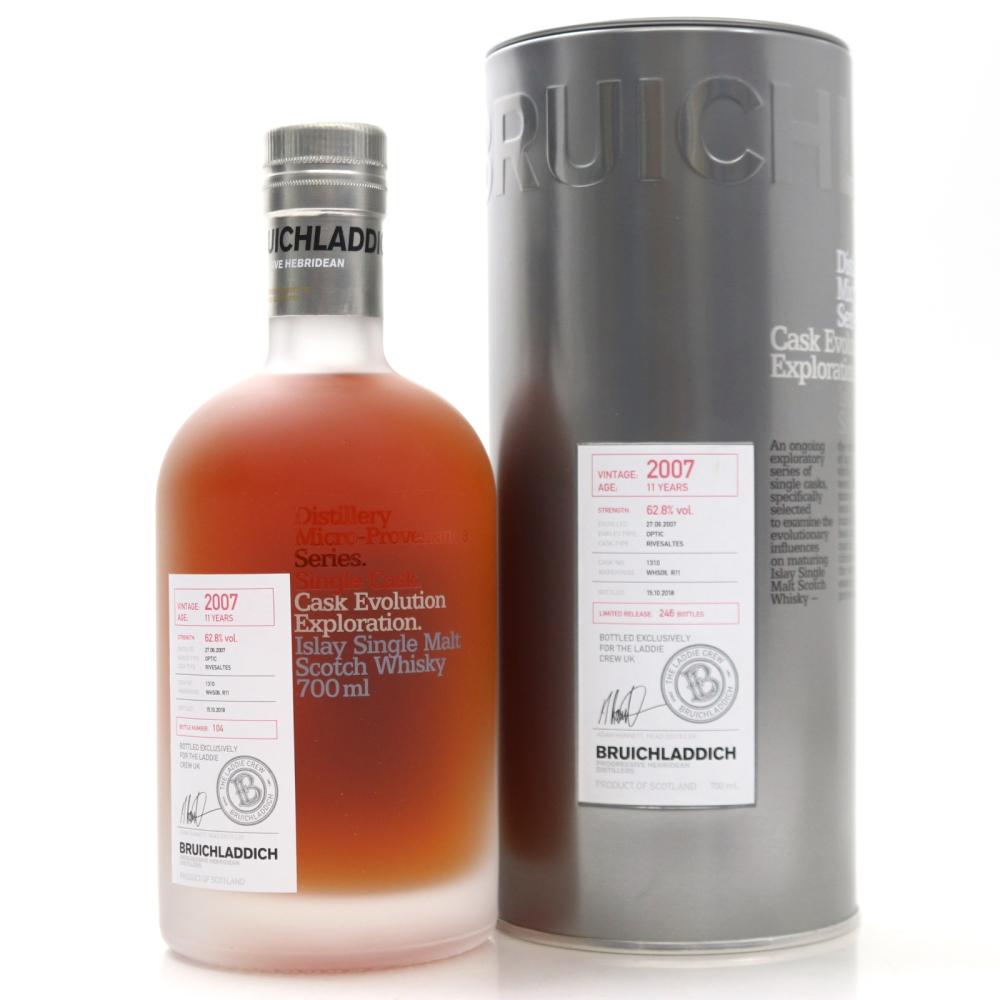 Bruichladdich 2007 Micro Provenance Single Cask 11 Year Old #1310 / UK Laddie Crew Exclusive
