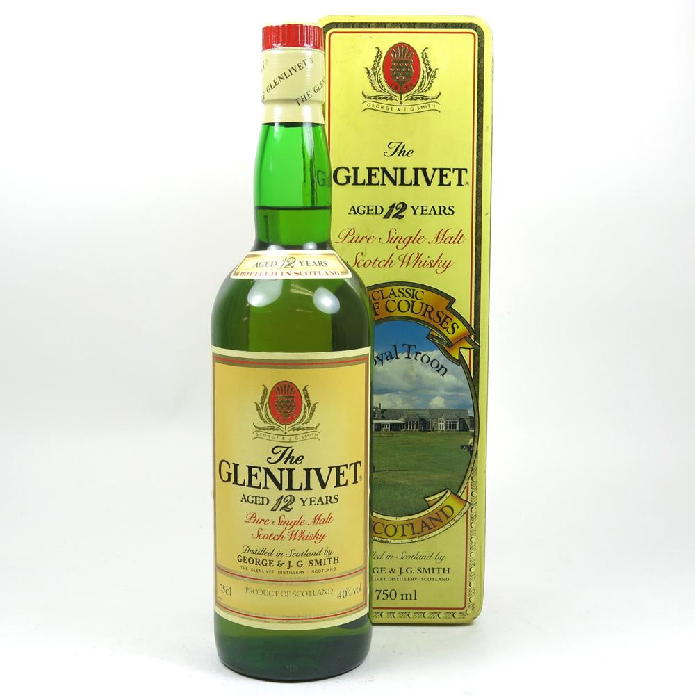 Glenlivet 12 Year Old Royal Troon Golf Course Tin