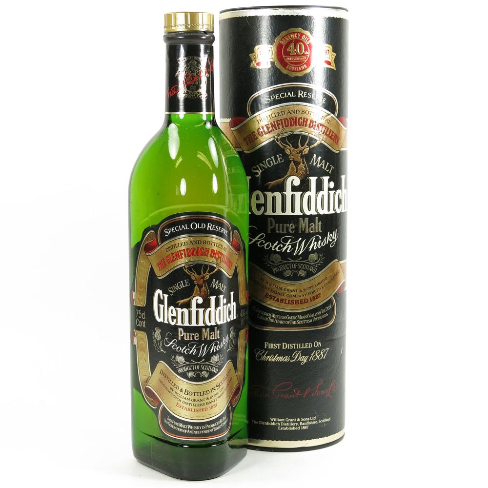 Glenfiddich Pure Malt 1990s / Regency Oils 40th Anniversary