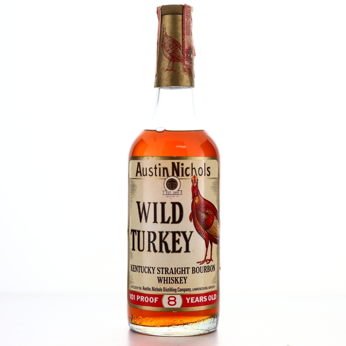 Wild Turkey 8 Year Old 101 Proof 1970's
