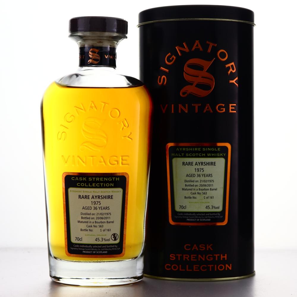 Ladyburn - Rare Ayrshire 1975 Signatory Vintage 36 Year Old Cask Strength