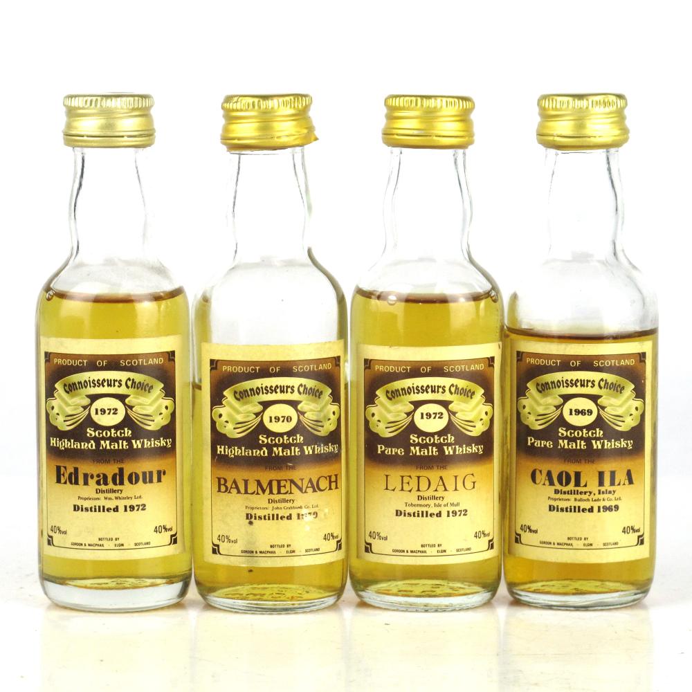 Gordon and MacPhail Miniatures 4 x 5cl 1980s
