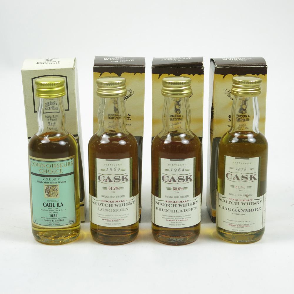 Miscellaneous Gordon and Macphail Miniatures 4 x 5cl