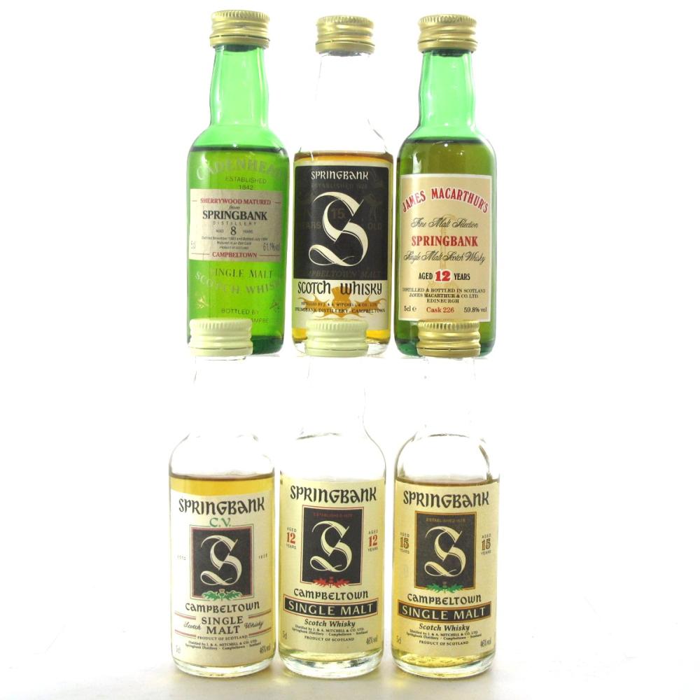 Springbank Miniature Selection x 6 