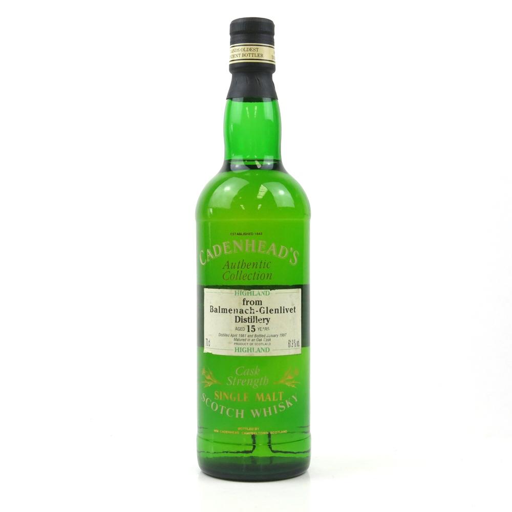 Balmenach 1981 Cadenhead's 15 Year Old