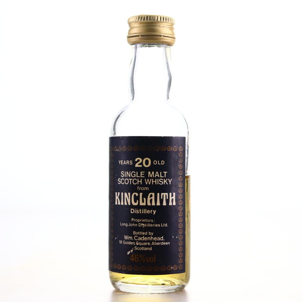 Kinclaith 20 Year Old Cadenhead's Miniature 1980s - Low Fill