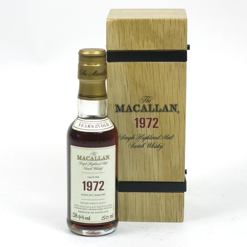Macallan 1972 Fine and Rare Miniature 5cl