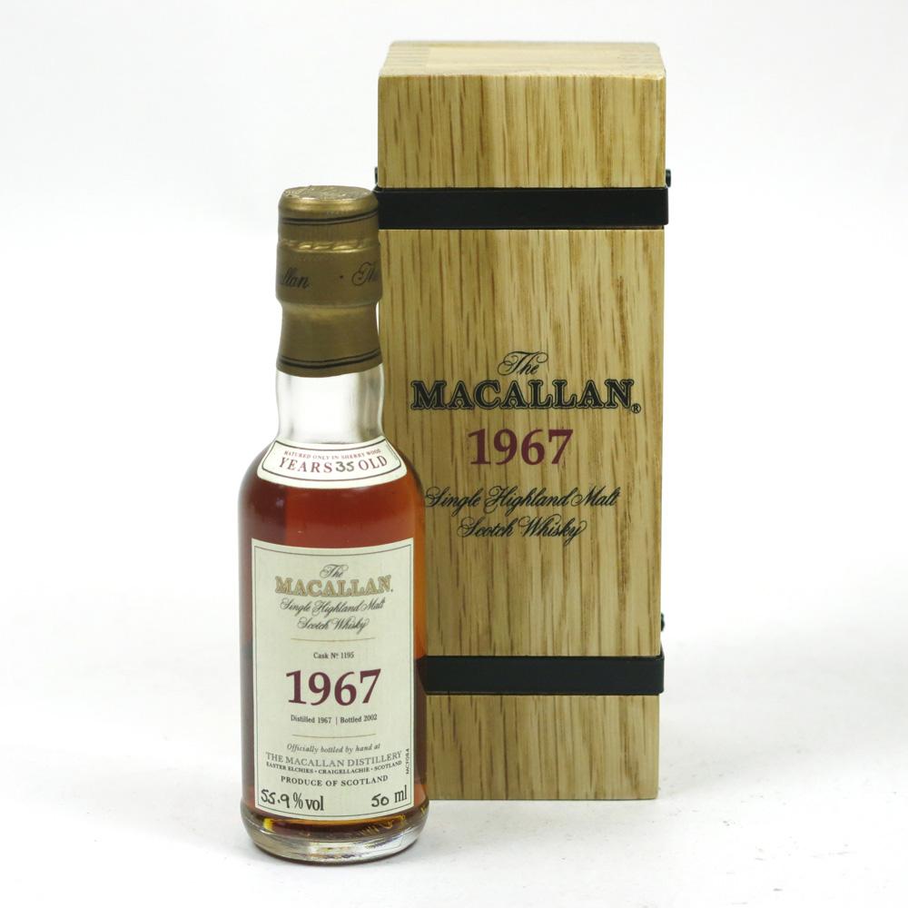 Macallan 1967 Fine and Rare Miniature 5cl