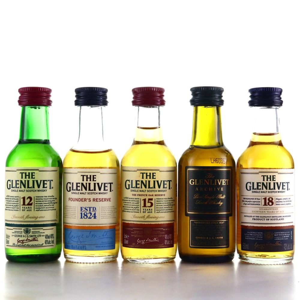 Glenlivet Miniatures x 5
