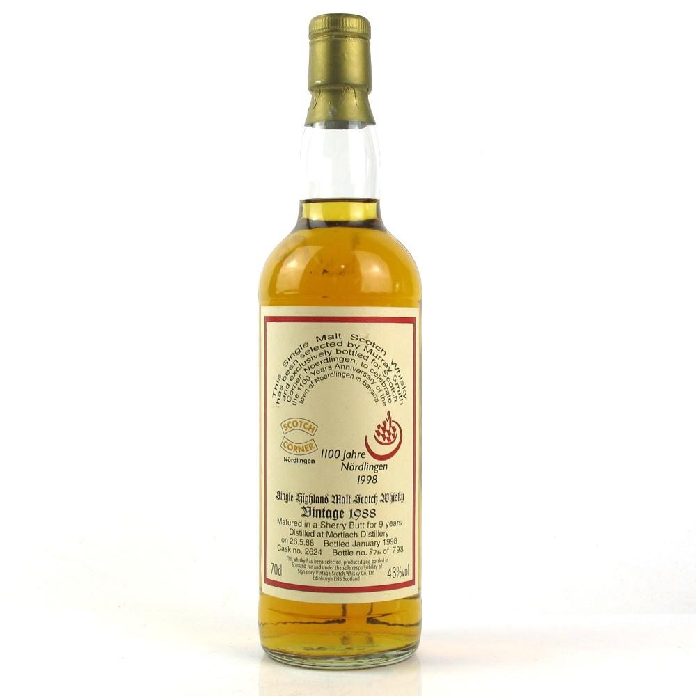 Mortlach 1988 Single Cask 9 Year Old #2624 / Scotch Corner