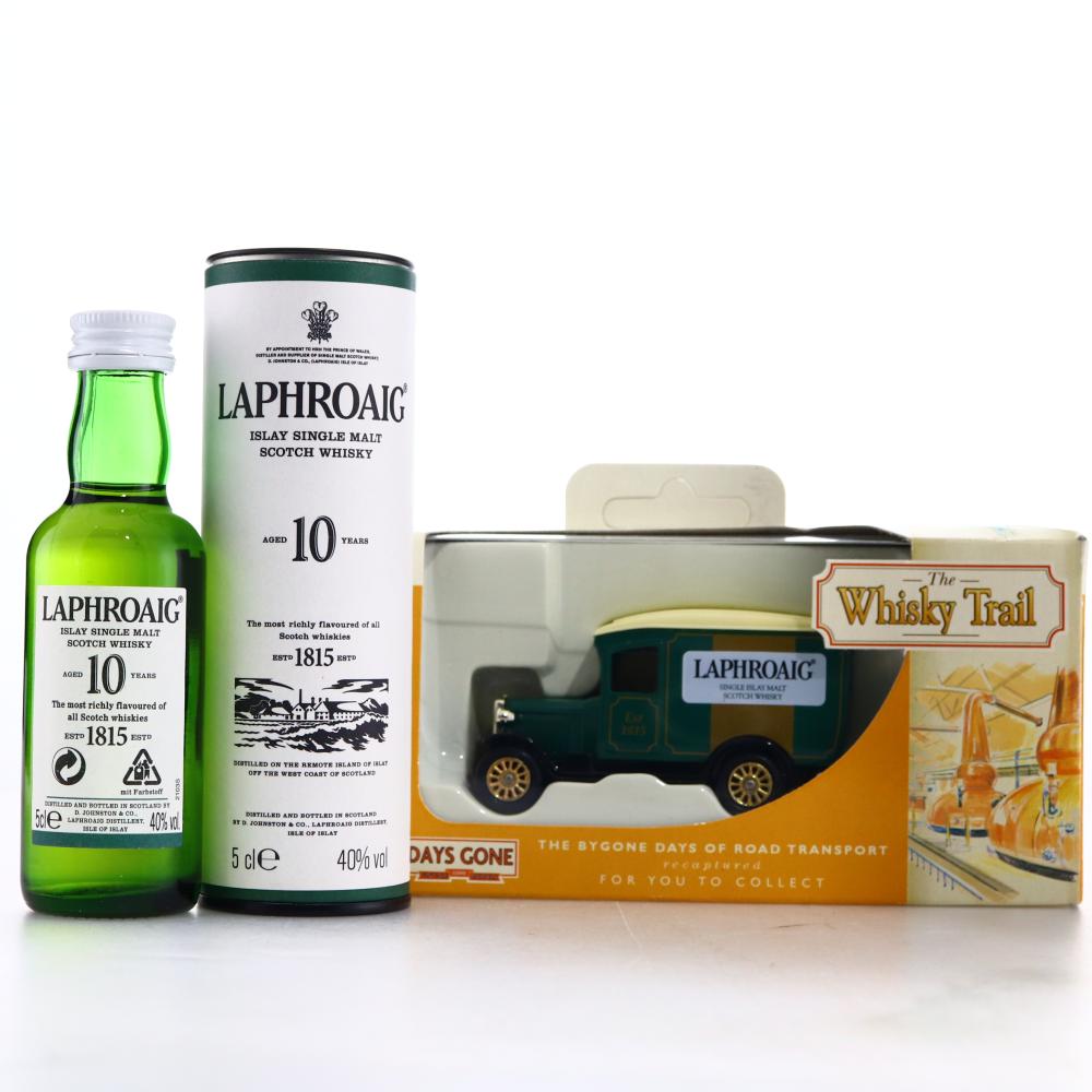 Laphroaig 10 Year Old Miniature 5cl / with Days Gone Van