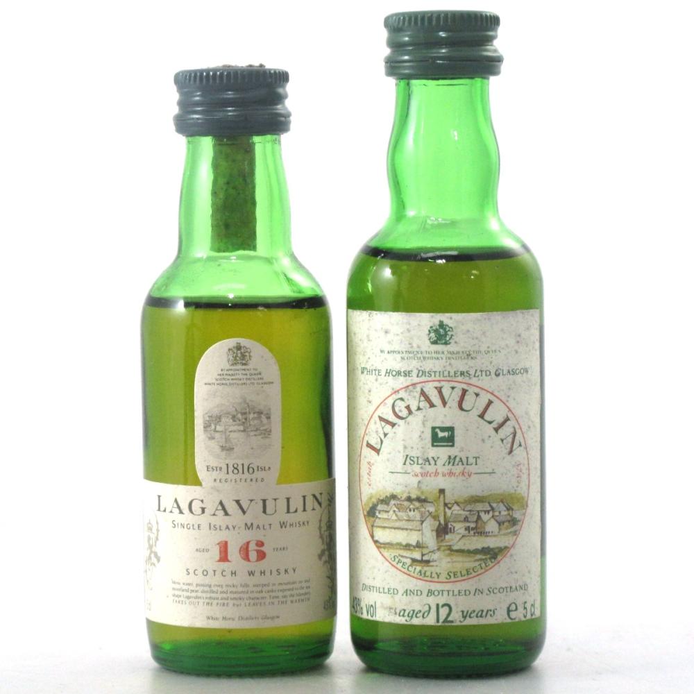Lagavulin White Horse Miniatures 2 x 5cl