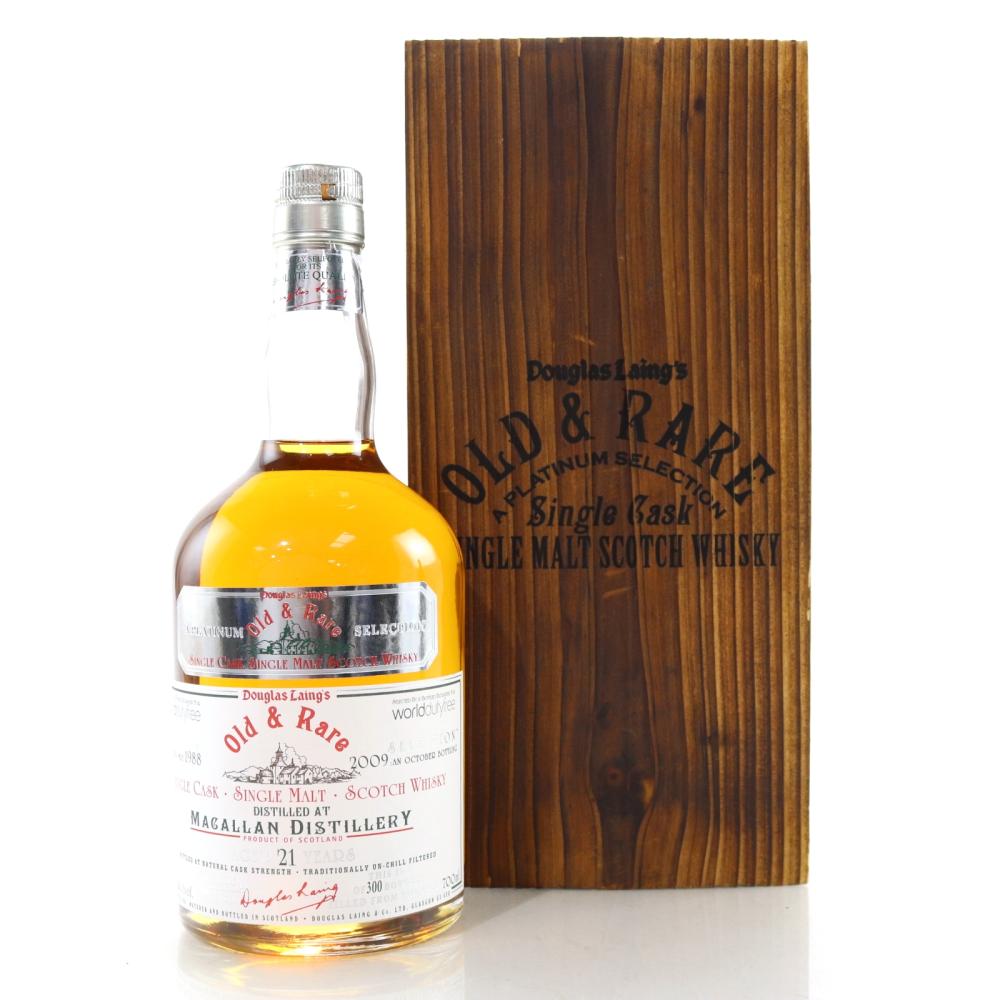 Macallan 1988 Douglas Laing 21 Year Old / World Duty Free