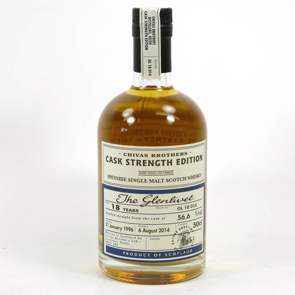 Glenlivet 1996 18 Year Old Cask Strength Batch 014