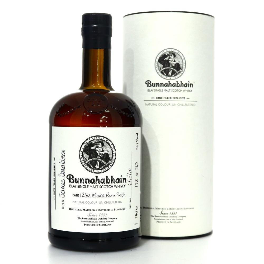 Bunnahabhain 12 Year Old Hand Filled / Moine Rum Finish