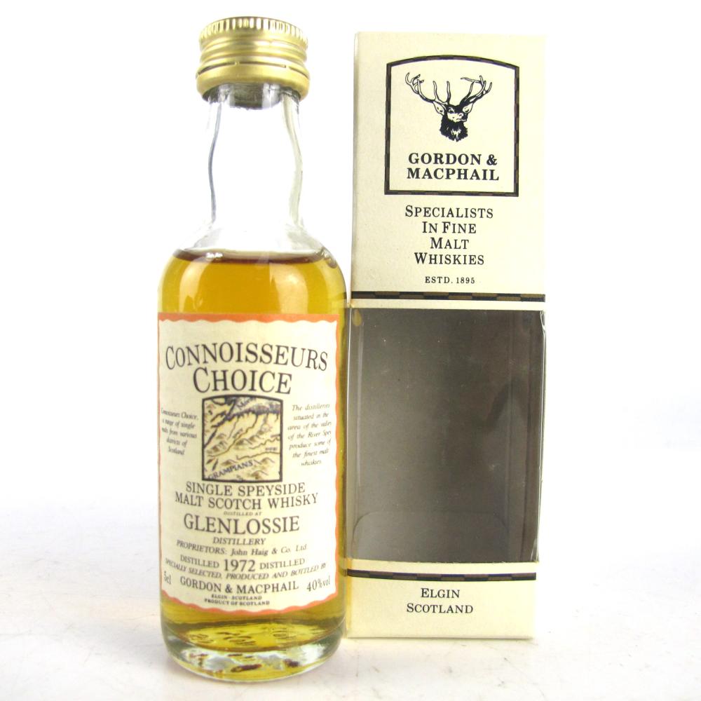 Glenlossie 1972 Gordon and MacPhail Miniature 5cl