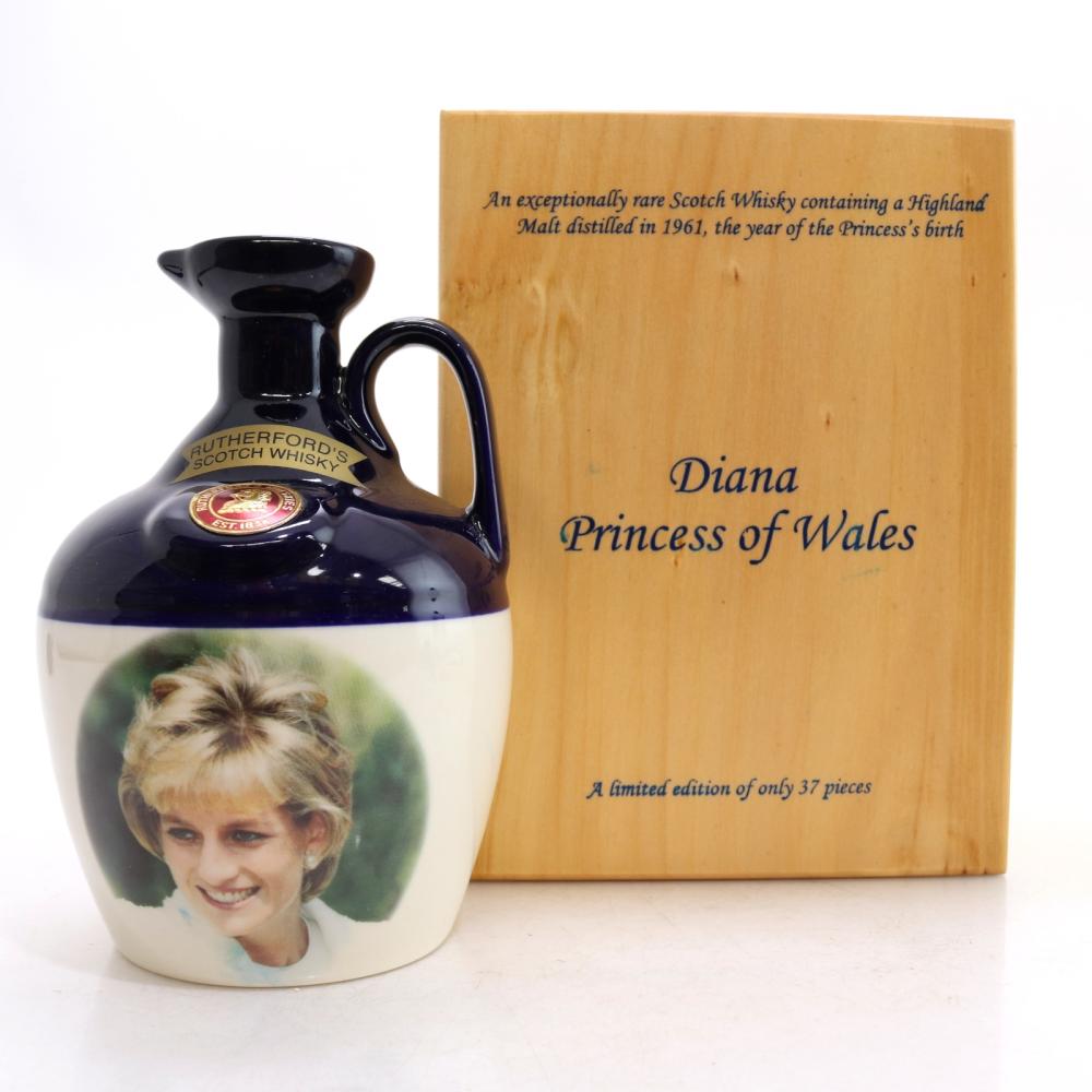 Rutherford's 1961 Highland Pure Malt Decanter / Diana Princess of Wales - One of 37 Bottles