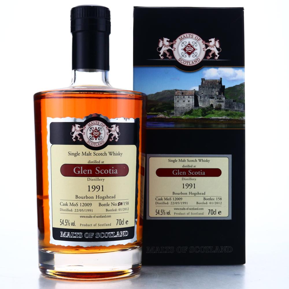 Glen Scotia 1991 Malts of Scotland Bourbon Hogshead