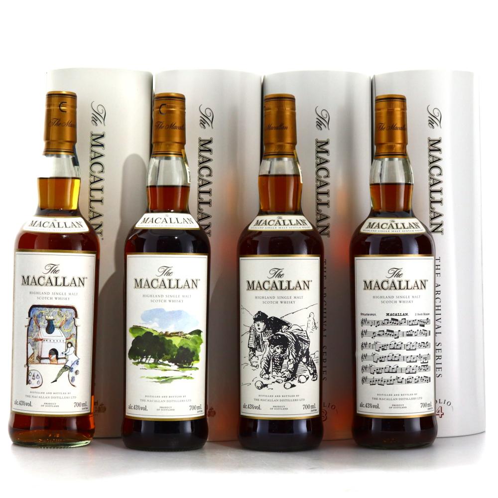 Macallan Archival Series Folio 1-4 Collection 4 x 70cl