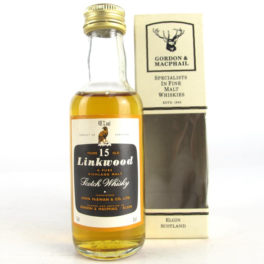 Linkwood 15 Year Old Gordon and MacPhail Miniature 5cl