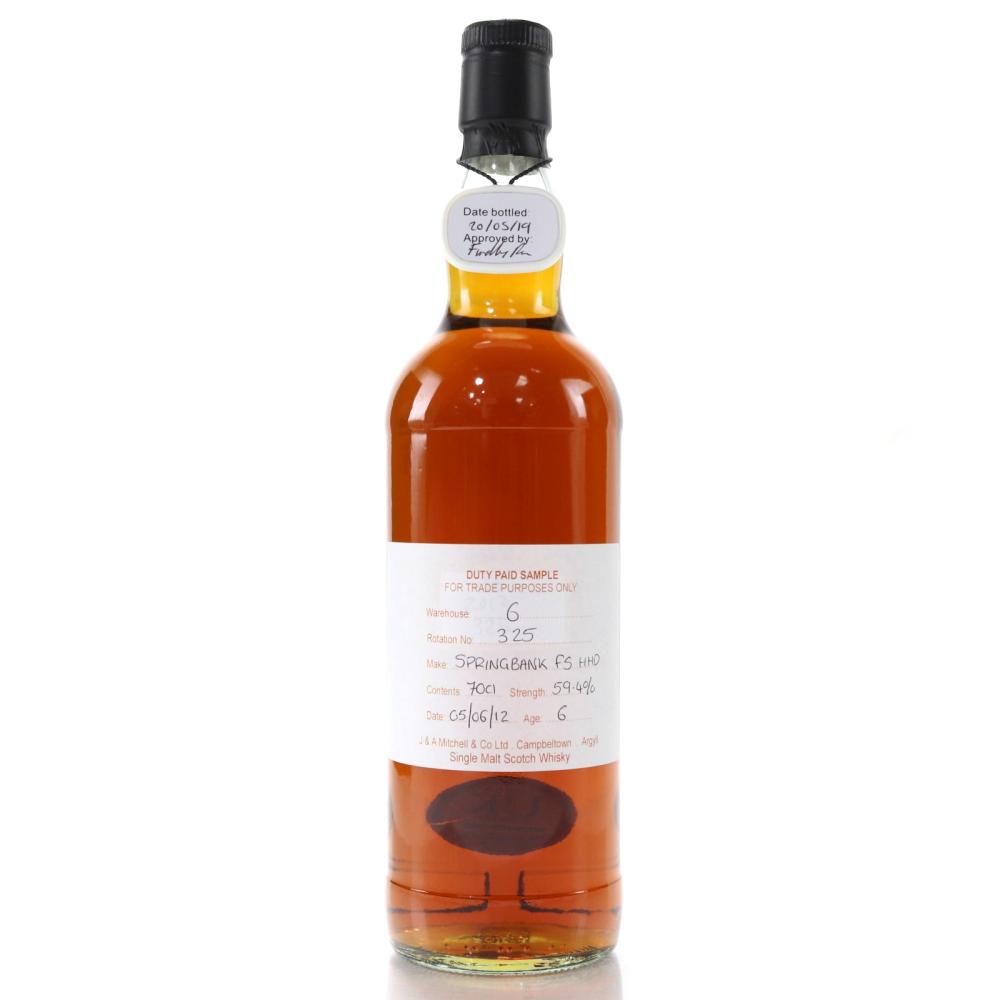 Springbank 2012 Duty Paid Sample 6 Year Old / Fresh Sherry Hogshead
