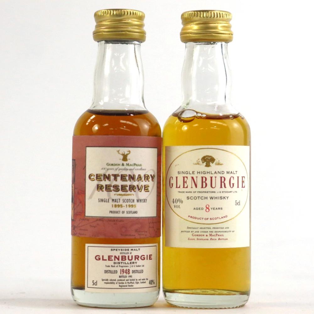 Glenburgie Gordon & MacPhail Miniatures 2 x 5cl